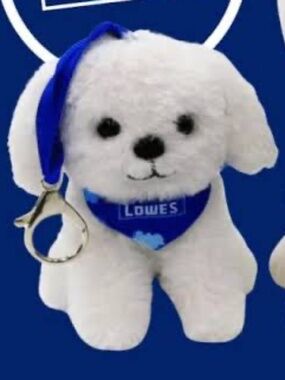 Lowe’s - Plush Dog Keychain- Limited Edition